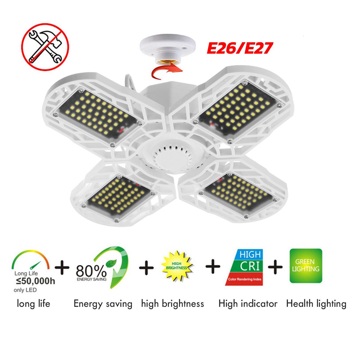 E27-LED-Garage-Light-Bulb-Ceiling-Fixture-Shop-Workshop-Deformable-Lamp-Remote-1710072