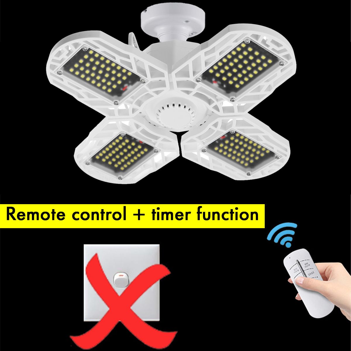 E27-LED-Garage-Light-Bulb-Ceiling-Fixture-Shop-Workshop-Deformable-Lamp-Remote-1710072