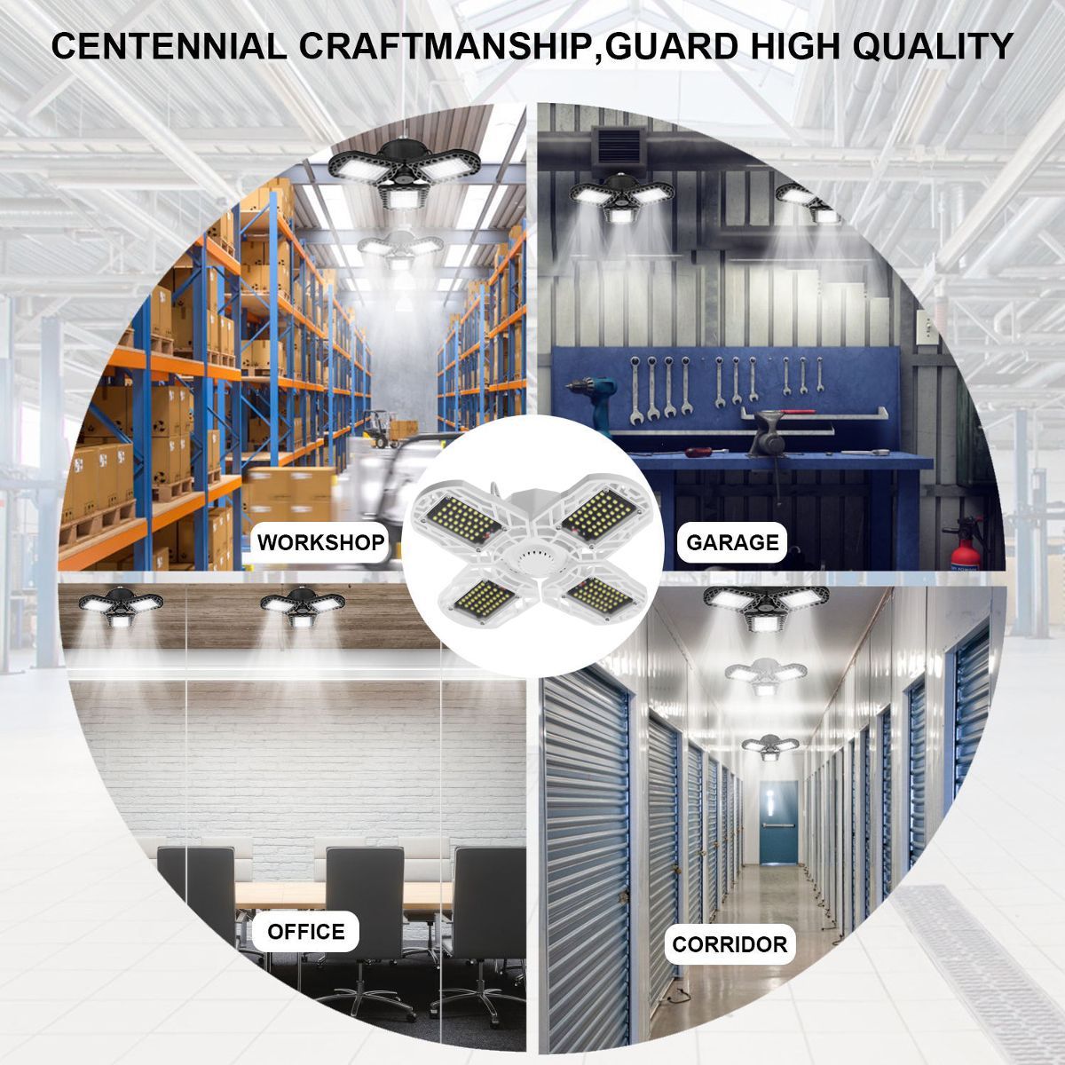 E27-LED-Garage-Light-Bulb-Ceiling-Fixture-Shop-Workshop-Deformable-Lamp-Remote-1710072
