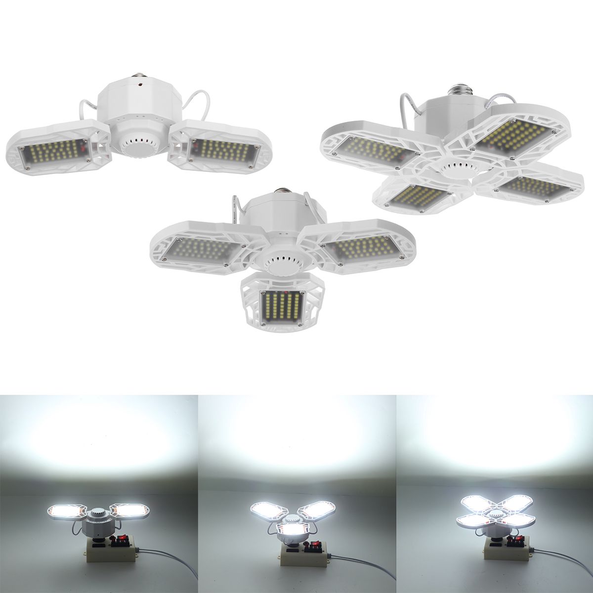 E27-LED-Garage-Light-Bulb-Ceiling-Fixture-Shop-Workshop-Deformable-Lamp-Remote-1710072