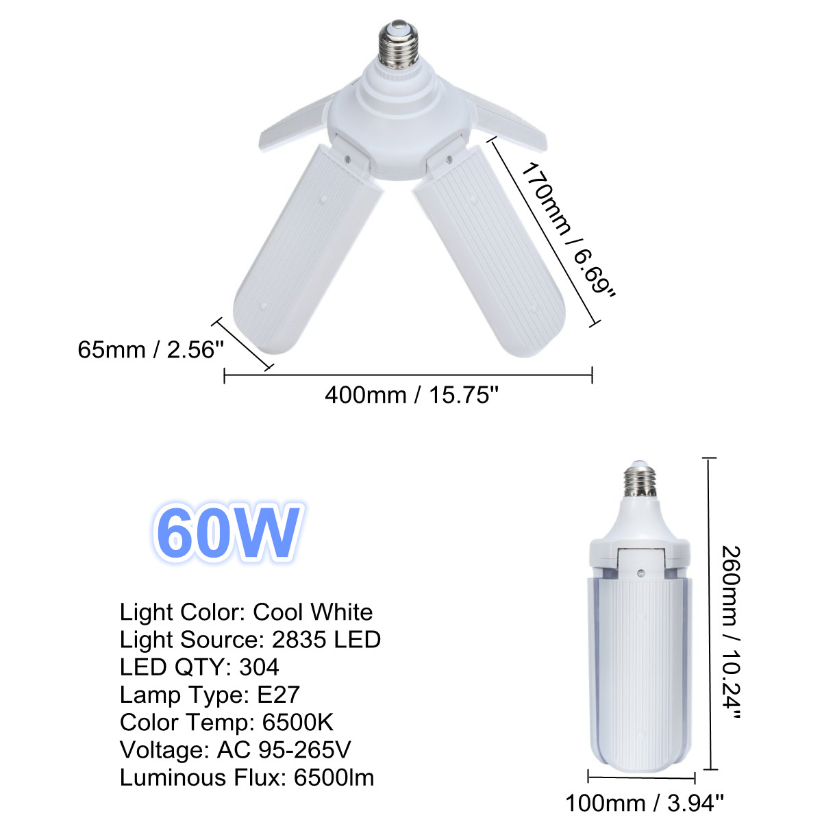 E27-Two-Three-Four-Leaves-Deformable-Foldable-LED-Garage-Shop-Work-Light-Bulb-Ceiling-Lamp-AC95-265V-1621889