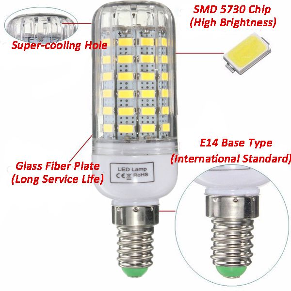 E27E14E12B22G9-Dimmable-7W-AC110V-LED-Bulb-WhiteWarm-White-70-SMD-5730-Corn-Light-Lamp-1036660