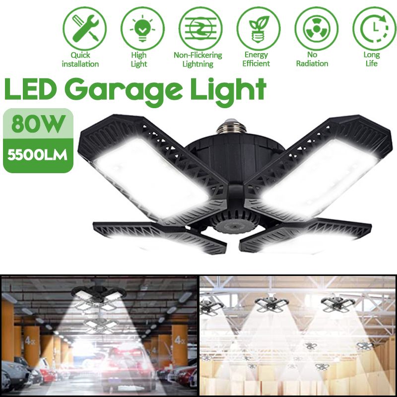 E27E26-80W-LED-Garage-Light-Bulb-Deformable-Ceiling-Fixture-Shop-Workshop-Lamp-1704052