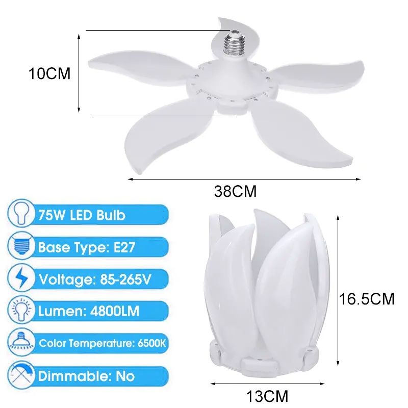 LED-Garage-Lights-75W-Deformable-Garage-Ceiling-Light-4800LM-E27-Basement-Light-with-5-Adjustable-85-1744132