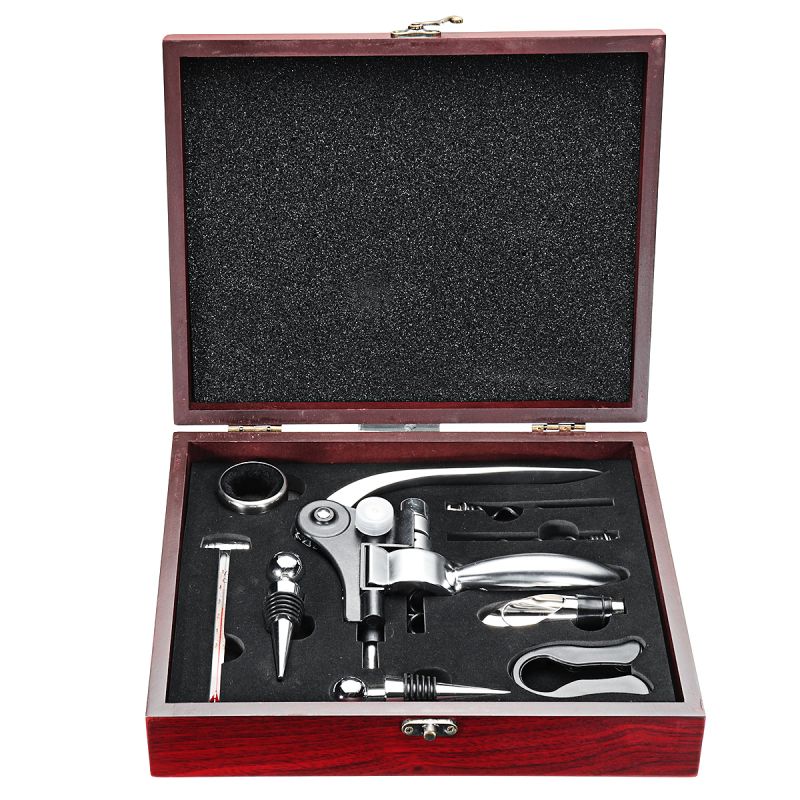 10-Piece-Wine-Opener-Bottle-Opener-Corkscrew-Cap-Removal-Tool-Set--Wooden-Box-1203634