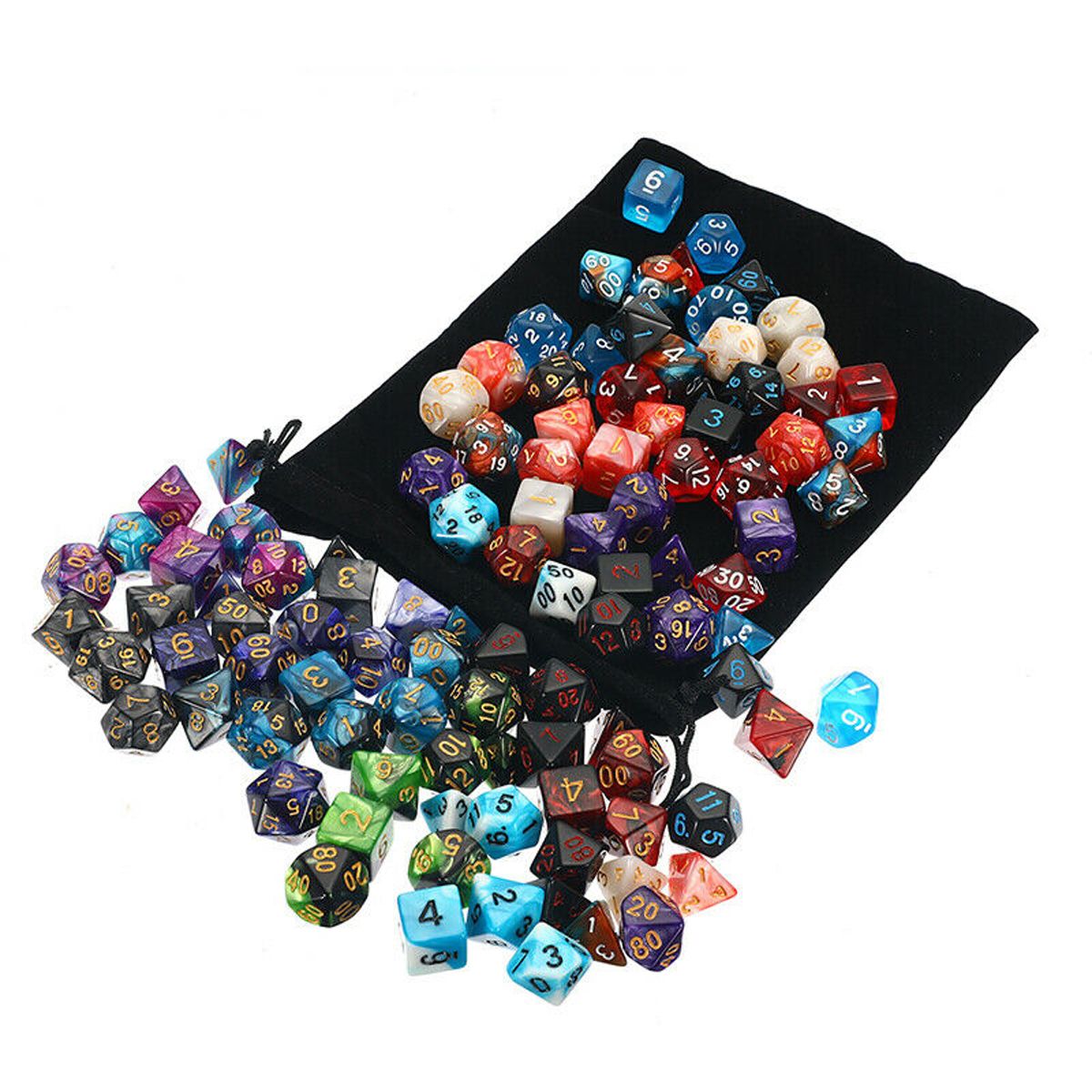 105-Pcs-Dice-Set-Polyhedral-Dices-7-Color-Role-Playing-Table-Game-With-Cloth-Game-Multi-sied-Dice-1574100