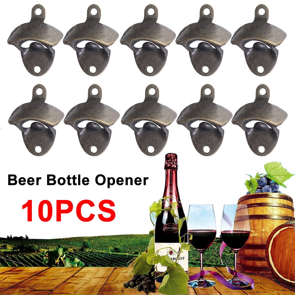 10pcs-Bottle-Openers-Cast-Iron-Wall-Mounted-Bar-Vintage-Style-Bars-Bottle-Opener-1688935