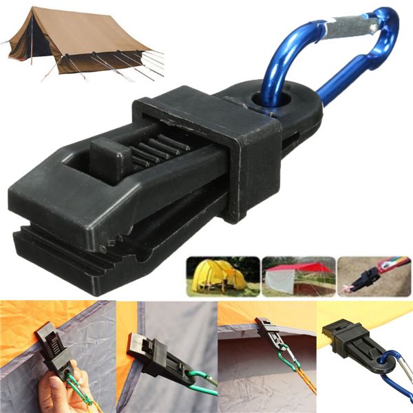 10pcs-Tent-Windproof-Securing-Clip-Hook-Buckle-Alligator-Clip-1095558