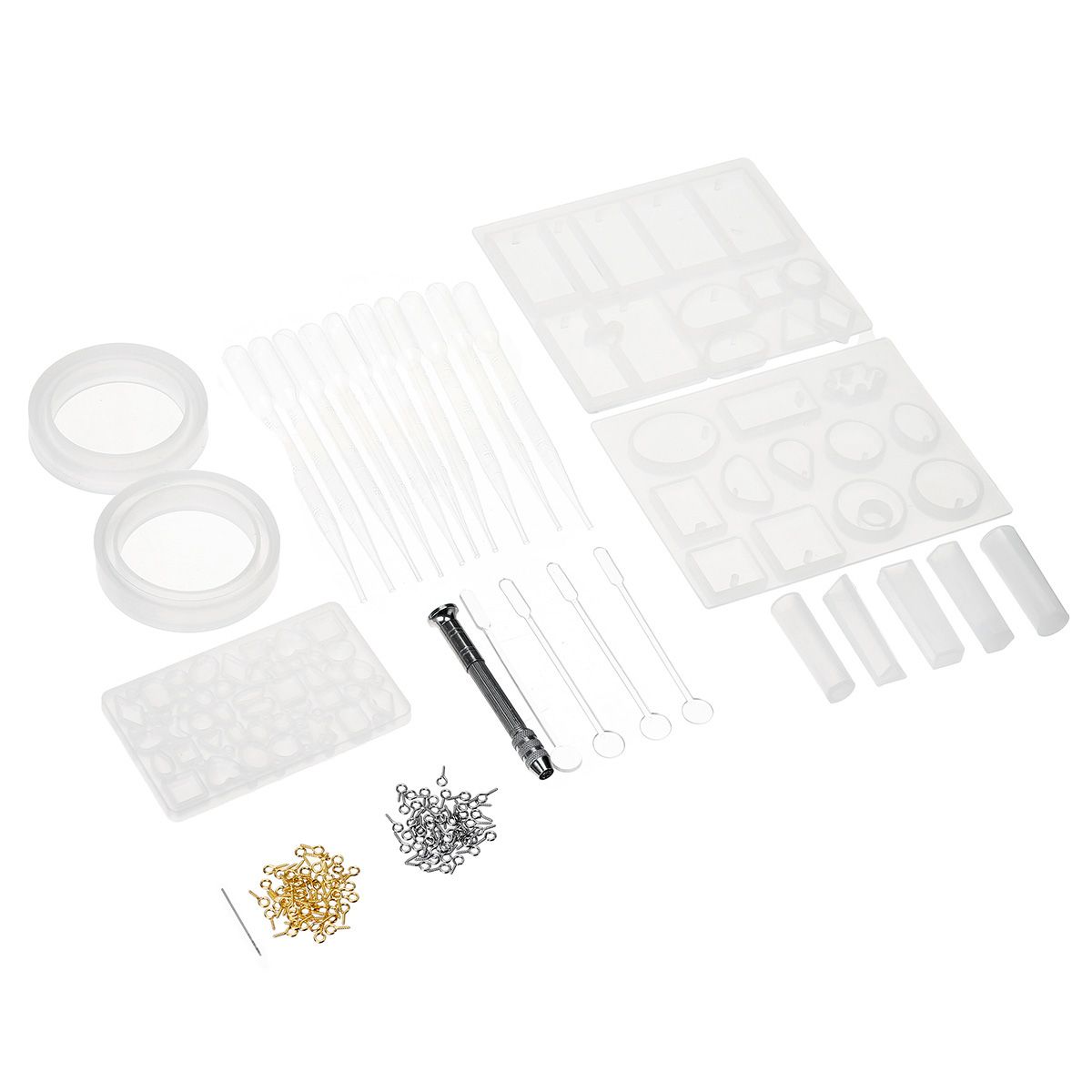 125CS-DIY-Bracelet-Pendant-Epoxy-Mold-Set-Jewelry-Pendant-Silicone-Mould-Craft-1607974