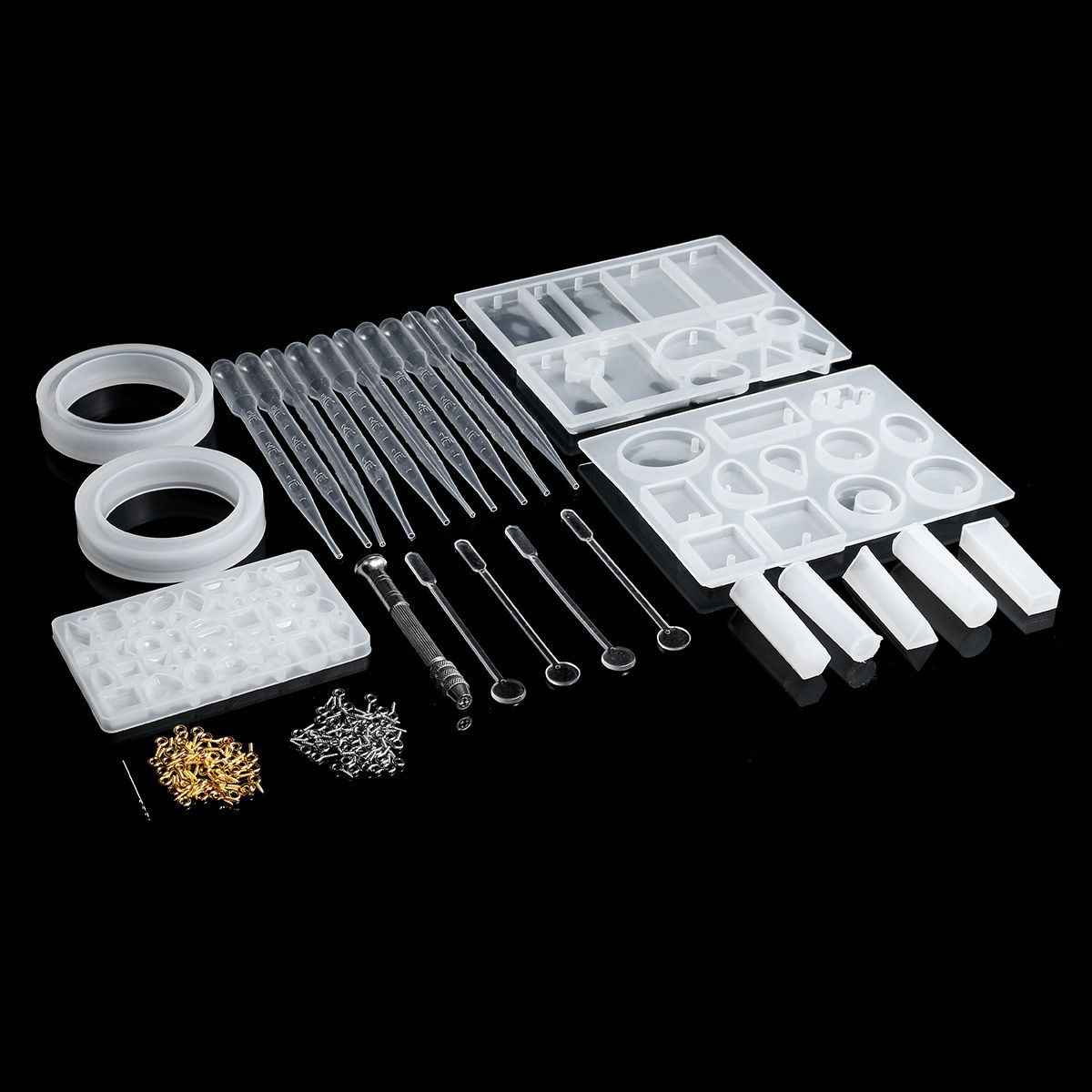 125CS-DIY-Bracelet-Pendant-Epoxy-Mold-Set-Jewelry-Pendant-Silicone-Mould-Craft-1607974