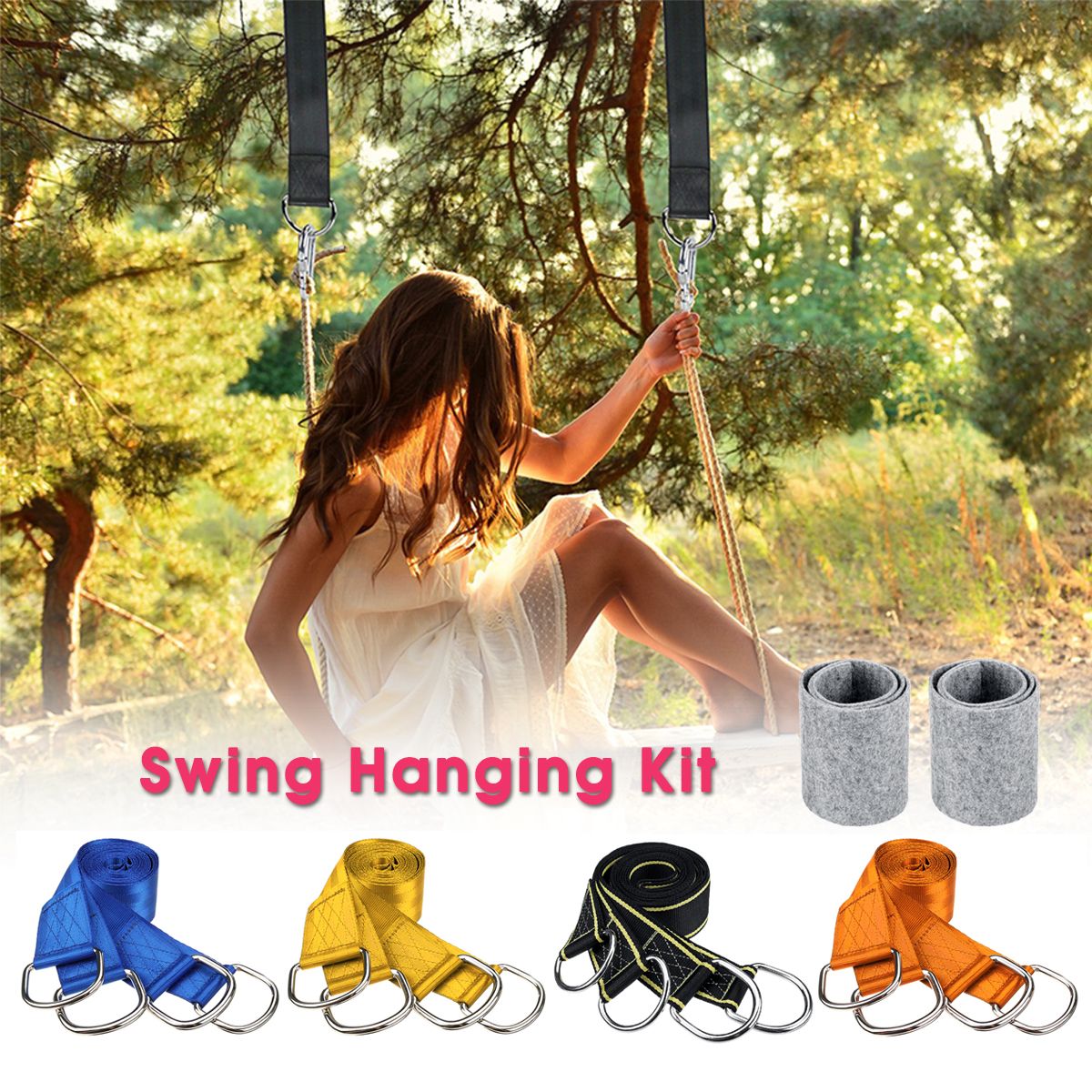 150cm-Tree-Nylon-Swing-Sling-Hanging-Strap-Kit-Adjustable-Length-Hammock-Rope-with-Hooks-1556536