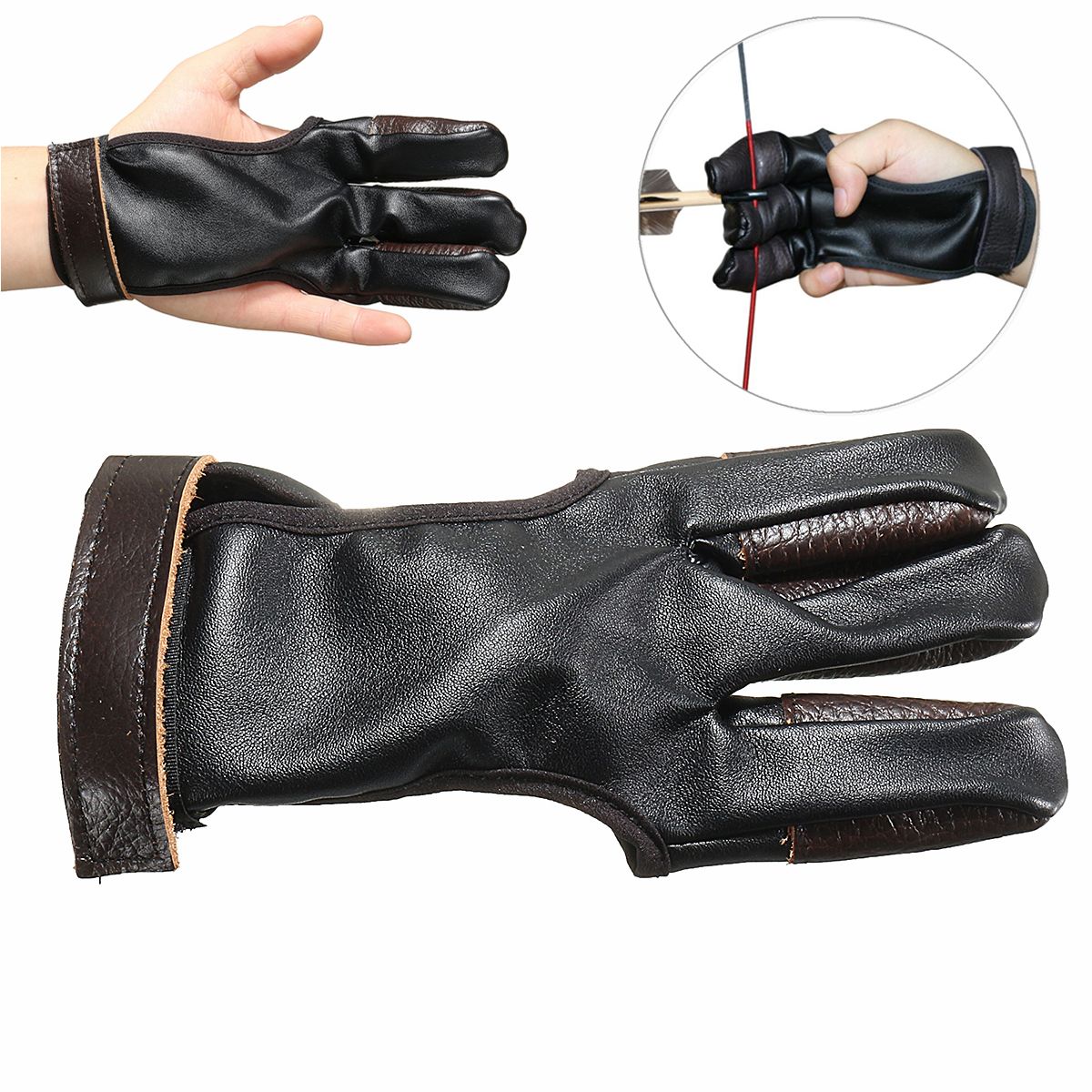 1Pcs-Archery-Finger-Protect-Glove-3-Finger-Pull-Bow-Leather-Shooting-Glove--for-Archery-Hunting-Shoo-1624284