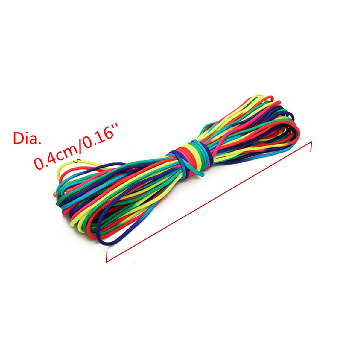 200ft-Rainbow-Color-Paracord-Rope-7-Strand-Parachute-Cord-Camping-Hiking-EDC-Rope-1332795