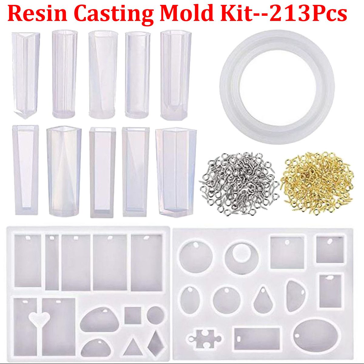 213pcs-Resin-Casting-Mold-Kit-Silicone-For-Necklace-DIY-Jewelry-Pendant-Craft-Making-Gadget-1409949