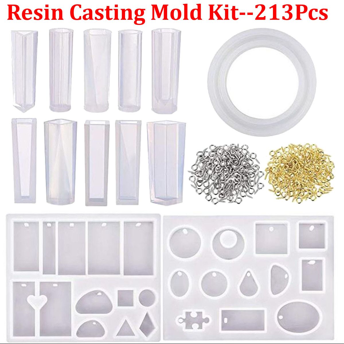 213pcs-Resin-Casting-Mold-Kit-Silicone-For-Necklace-DIY-Jewelry-Pendant-Craft-Making-Gadget-1409949