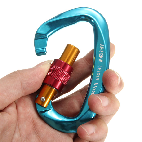 25KN-Aluminum-Alloy-D-Shape-Carabiner-Buckle-Climbing-Safety-Device-Tool-1080433