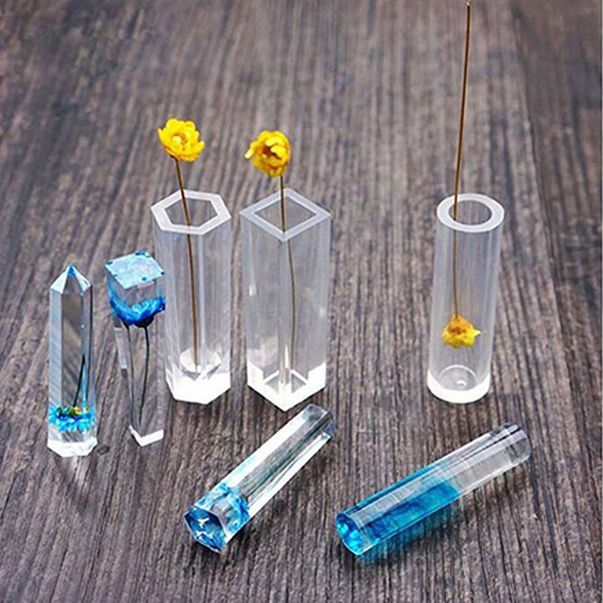 27Pcs-DIY-Craft-Tools-Kit-Silicone-Crystal-Mold-Making-Jewelry-Pendant-Resin-Casting-1364438