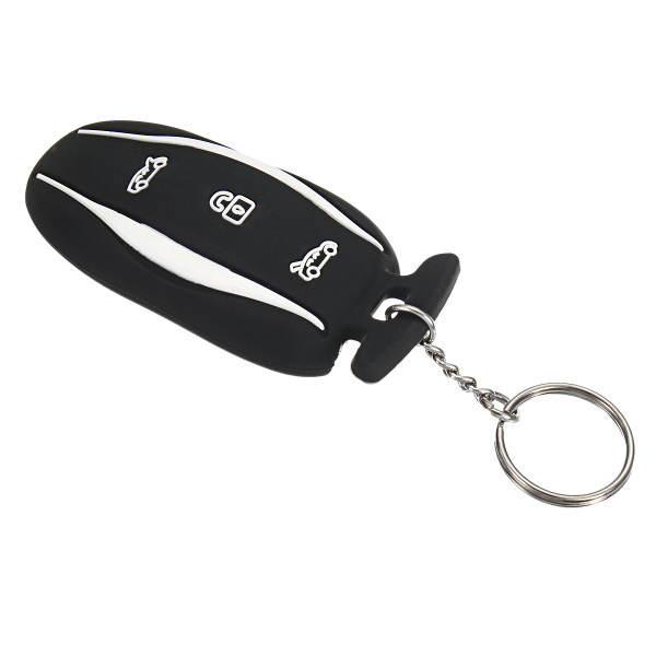 3-Button-Silicone-Smart-Remote-Key-Cover-Fob-Case-Key-Holder-With-Key-Chain-Fits-For-Tesla-Model-X-1193846