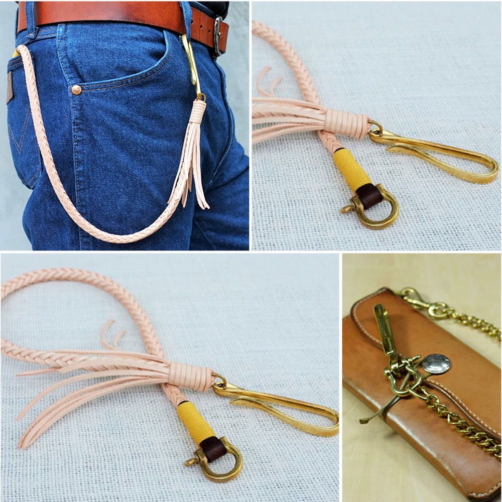 3-Sizes-Solid-Brass-KeyChain-Key-Ring-Belt-U-Hook-Wallet-Chain-Key-Clip-Hook-1188529