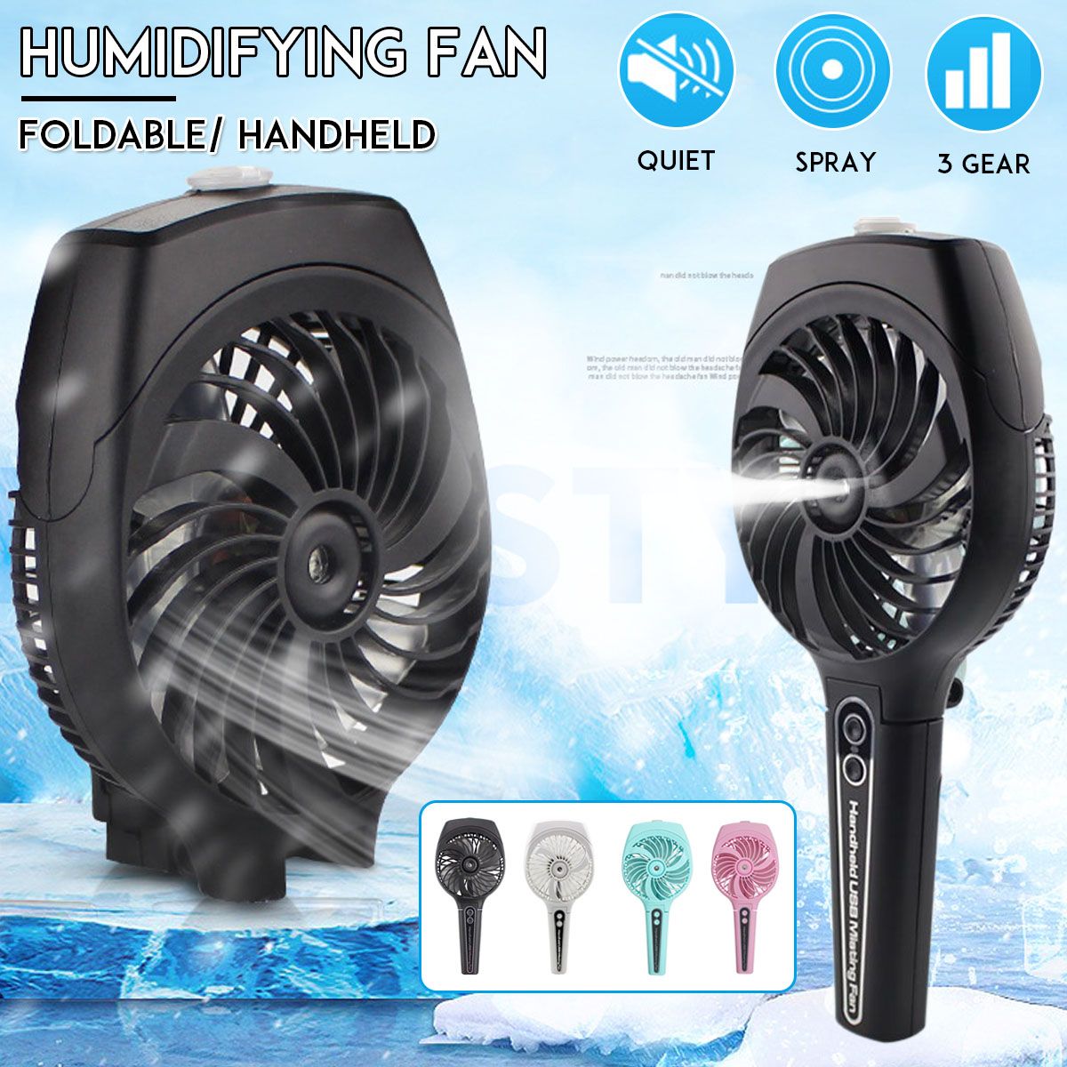 35mL-1800mAh-Portable-Mist-Spray-Cooling-Fan-Handheld-Humidifying-Mini-Fan-3-Speed-USB-Charging-Fan-1521075
