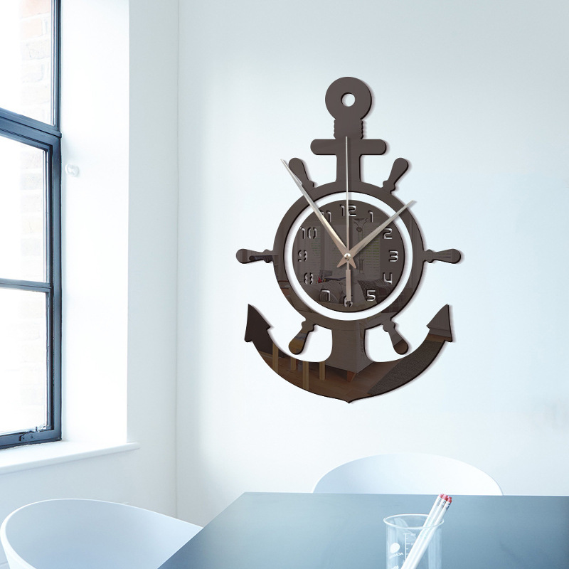 3D-Anchor-Helmsman-Sailor-Pirate-Ship-Mediterranean-Style-Wall-Personality-Clock-1606560