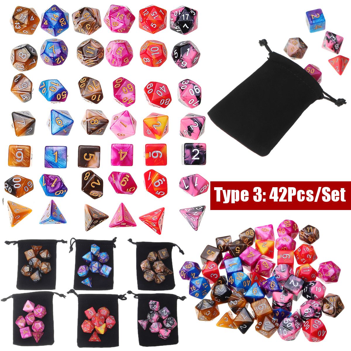 42Pcs-Polyhedral-Dice-Set-Multi-sied-Dices-For-Dungeons-amp-Dragons-DND-MTG-RPG-D4-D20-Game--Bag-1570778