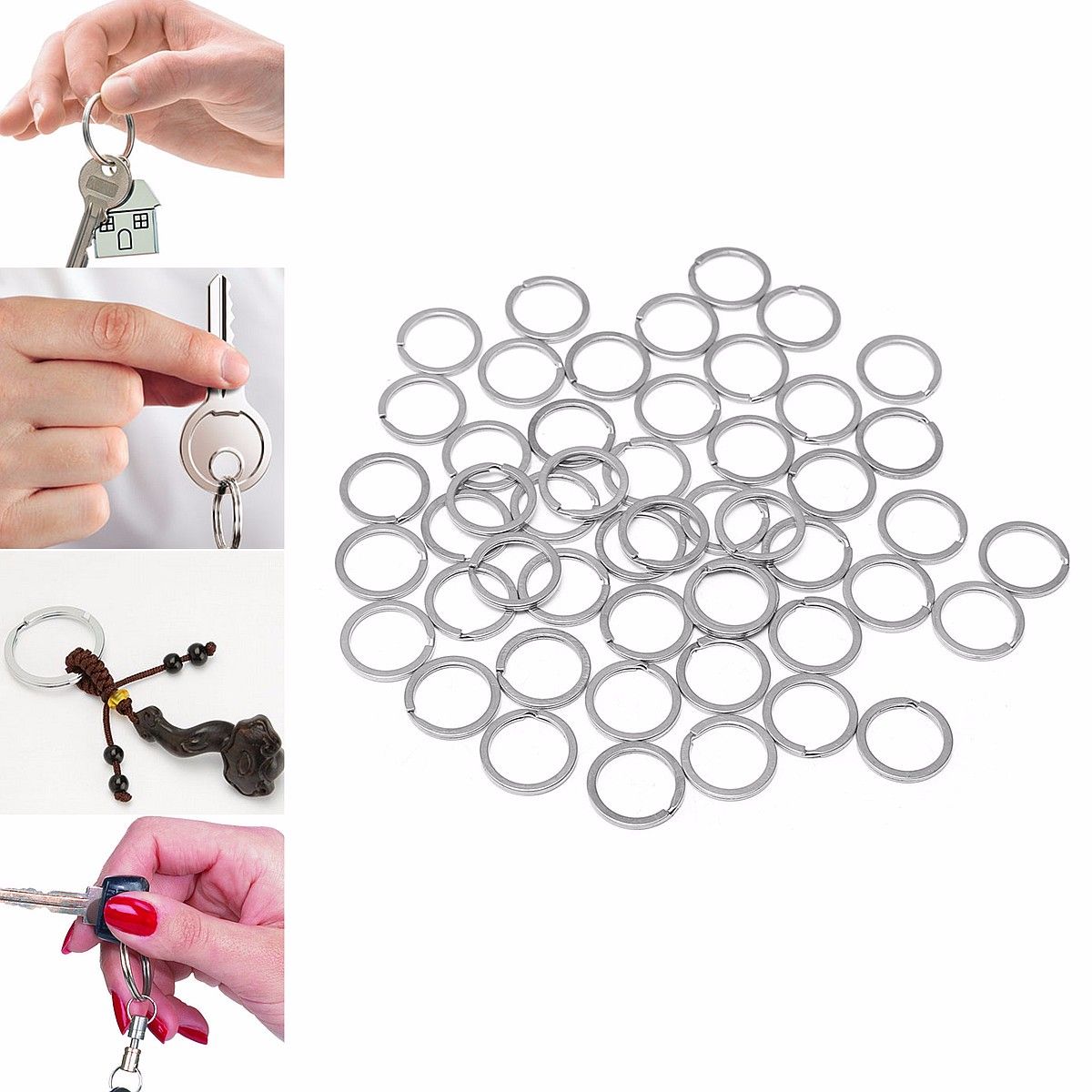50Pcs-25mm-Split-Key-Ring-Keyring-Keychain-Metal-Holder-Without-Chain-DIY-Craft-1300394