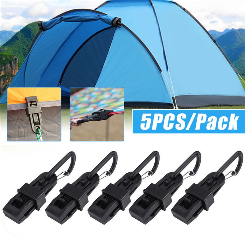 5Pcs-Tent-Awning-Wind-Rope-Clamp-Tightener-Portable-Outdoor-Camping-Plastic-Clip-Tool-1549976