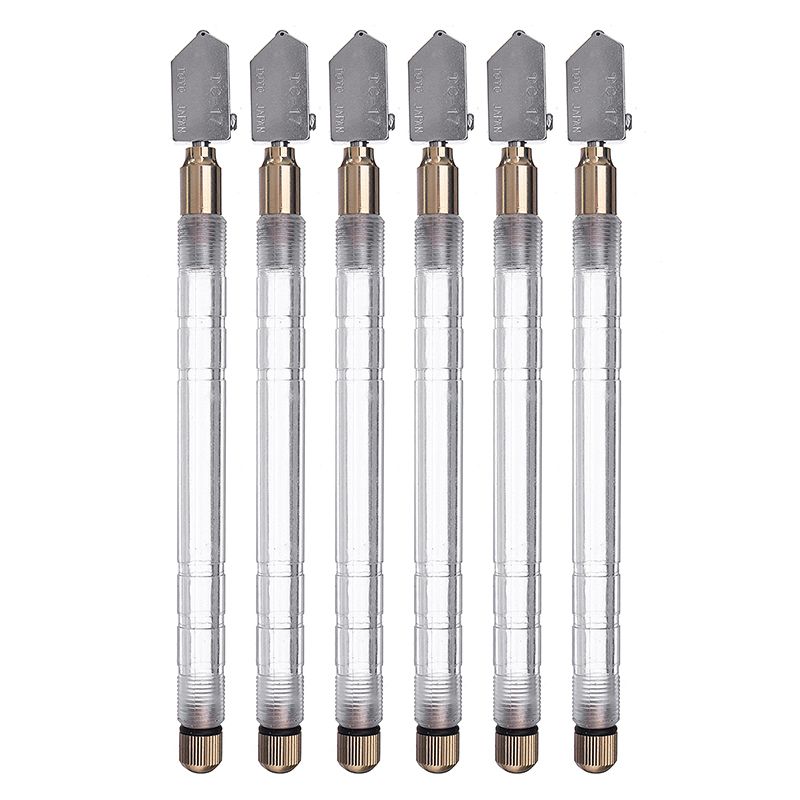 6Pcs-TOYO-Glass-Cutter-TC-17-Plastic-Handle-Straight-Cutting-Tool-Self-oiling-1404175