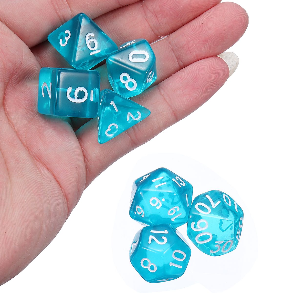 7-Pcs-Dice-Polyhedral-Dices-Set-Translucent-RPG-Gadget-Multisided-Dice-With-Bag-1360640