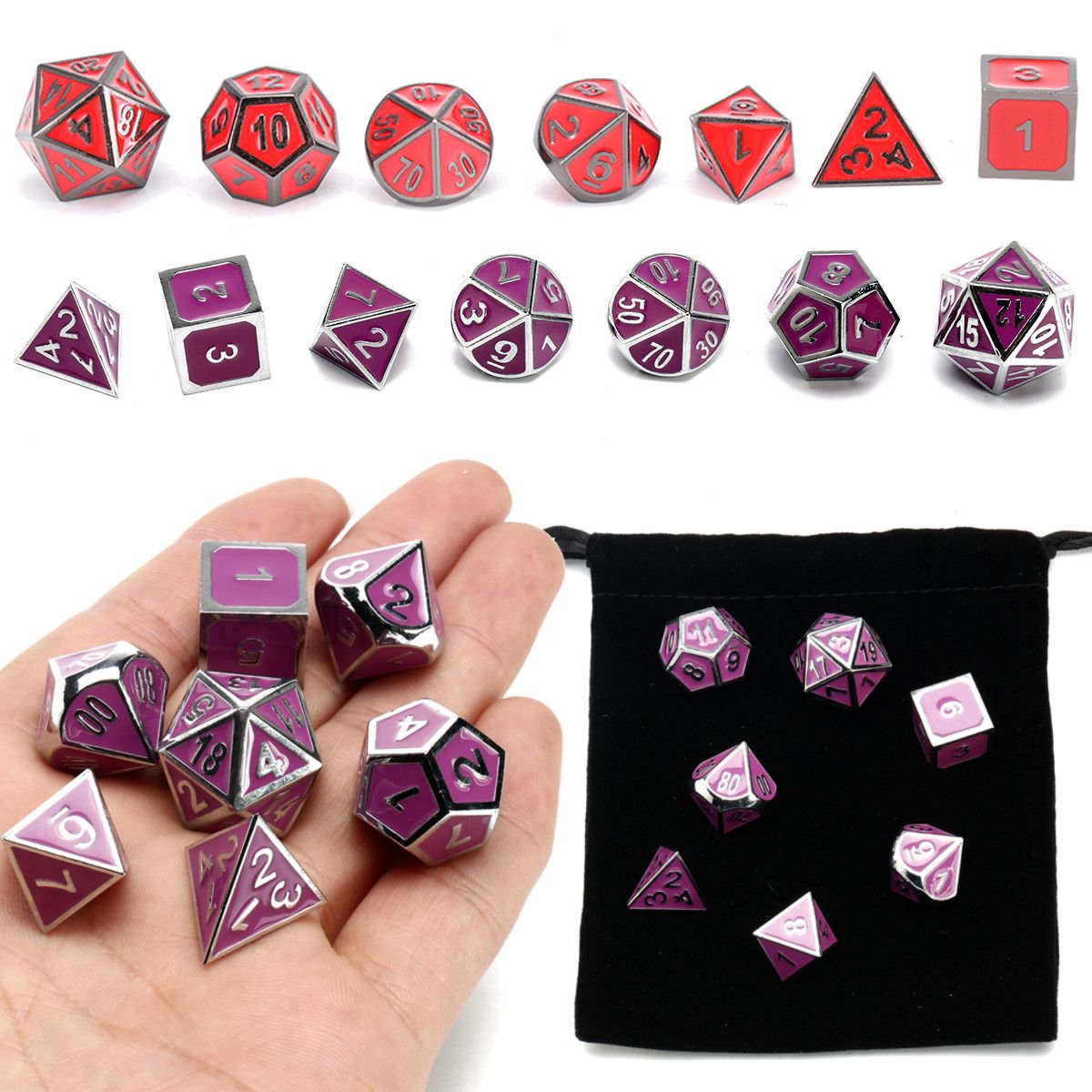 7-Pcs-Multisided-Dice-Heavy-Metal-Polyhedral-Dice-Set-Role-Playing-Games-Dices-with-Bag-1263009