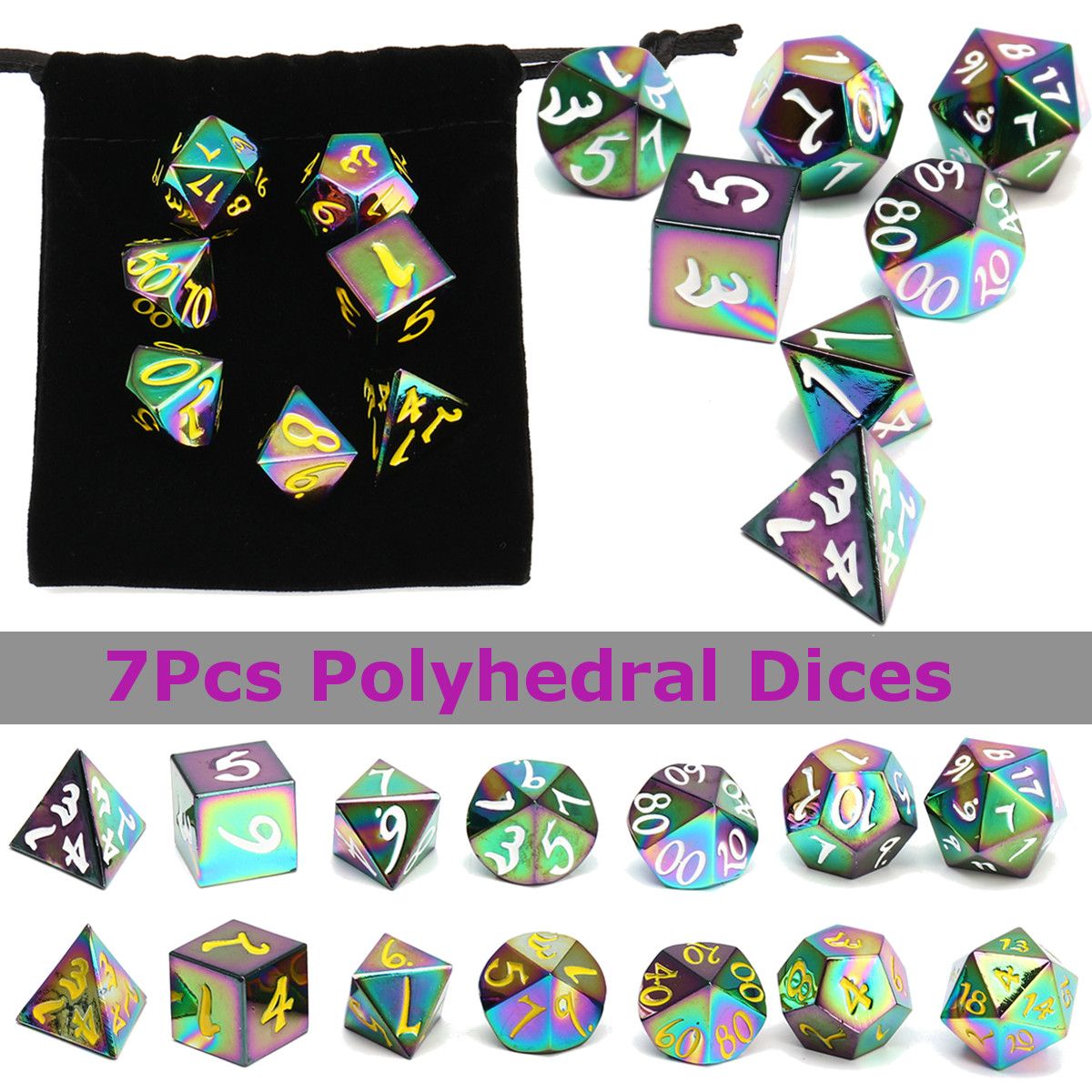 7Pcs-Antique-Metal-Polyhedral-Dices-Set-Role-Playing-Game-Gadget-With-Bag-1287723