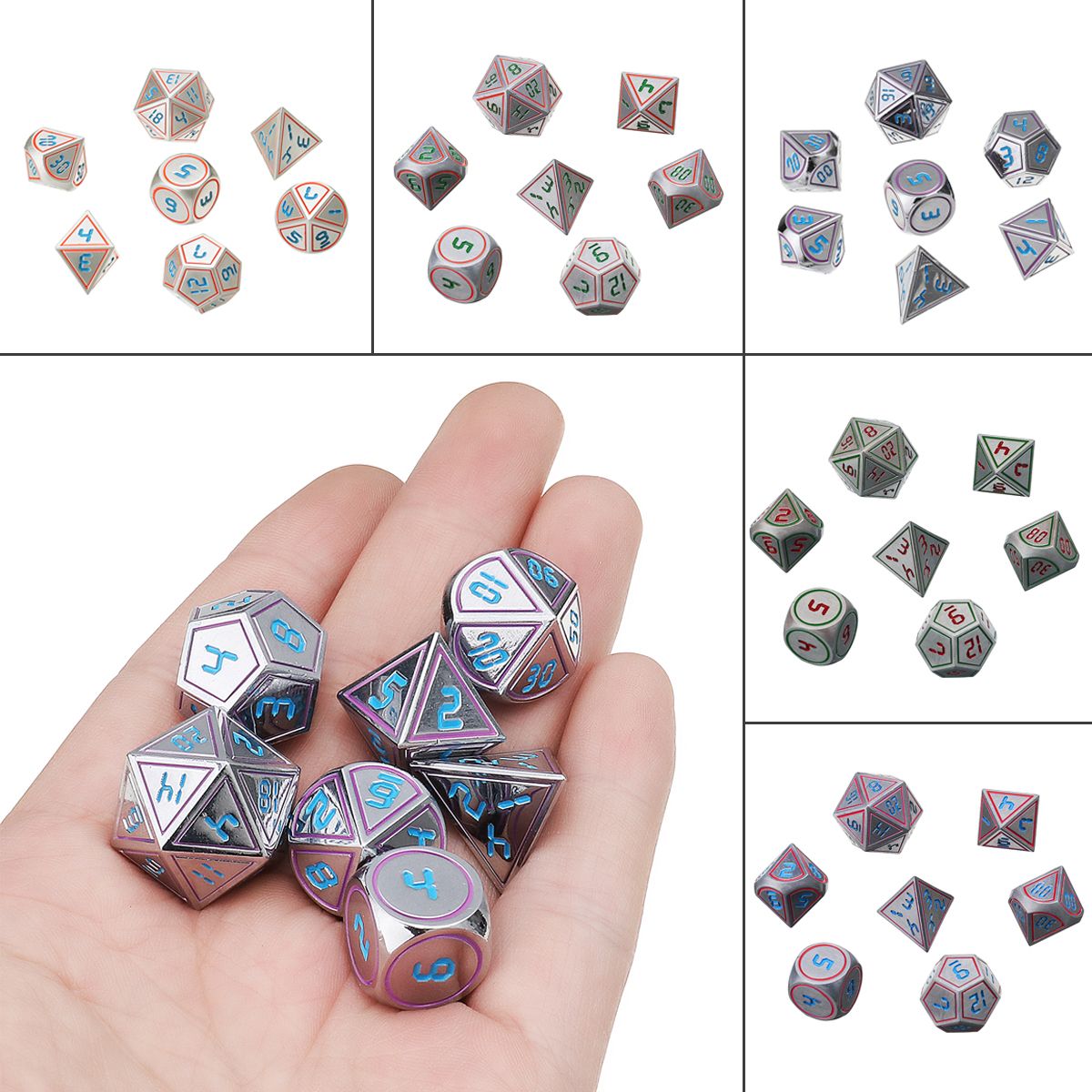 7Pcs-Double-Color-Polyhedral-Metal-Game-Dices-Kit-Children-Digital-Education-Number-Dices-Entertianm-1431443
