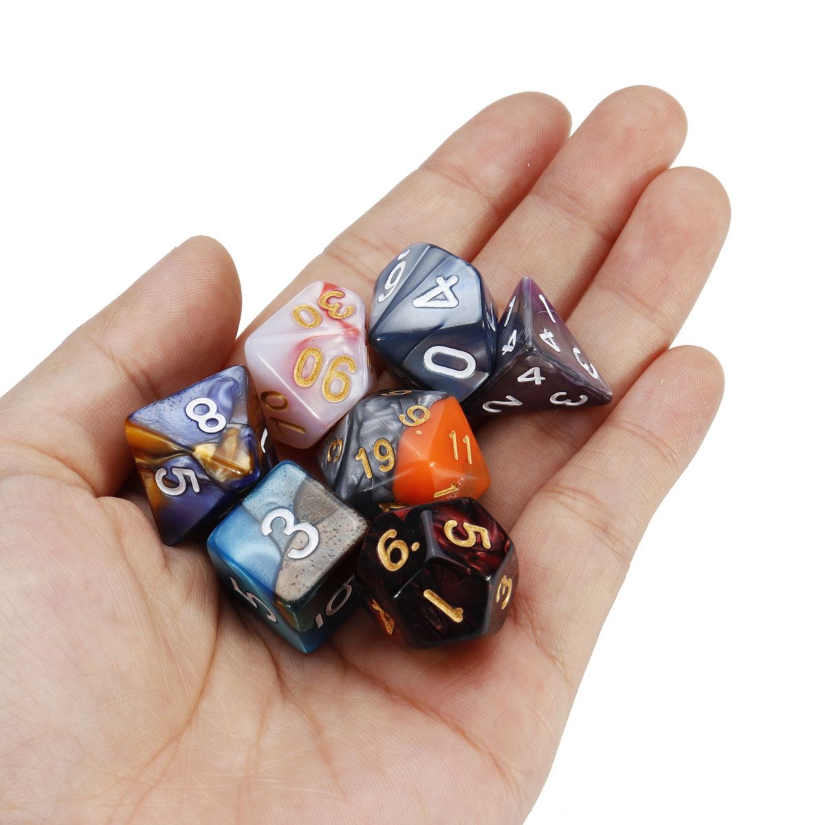 7Pcs-Polyhedral-Dices-Double-Color-For-Role-Playing-Game-Dice-Set-With-Storage-Bag-1422309