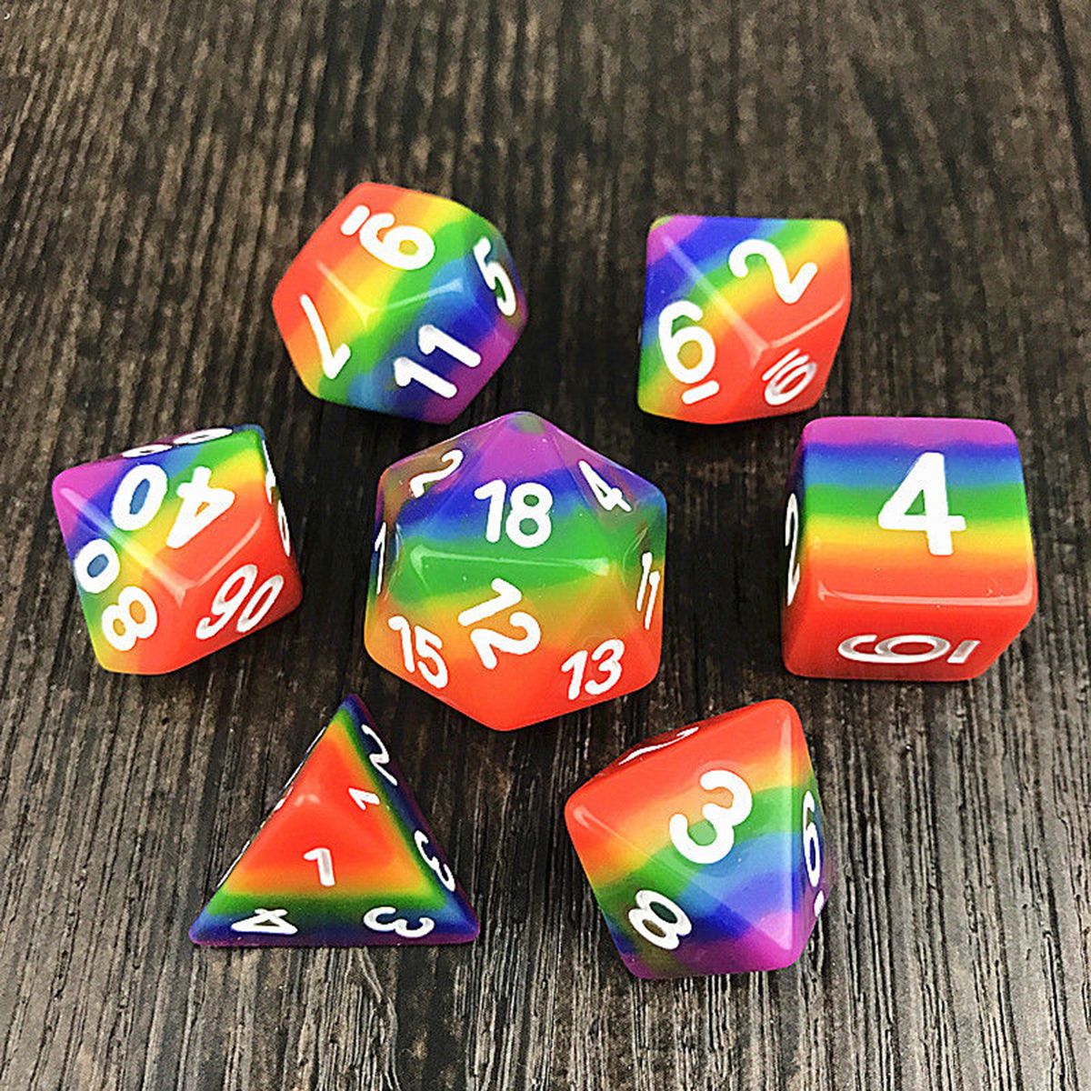7Pcs-Rainbow-Dices-Set-Multisided-Dices-Polyhedral-Dices-Role-Playing-Game-Gadget-1305285