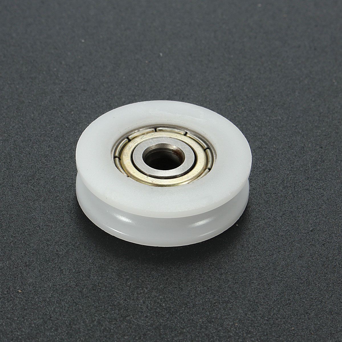 8Pcs-5x24x7mm-U-Notch-Nylon-Round-Pulley-Wheel-Roller-For-38mm-Rope-Ball-Bearing-1688652