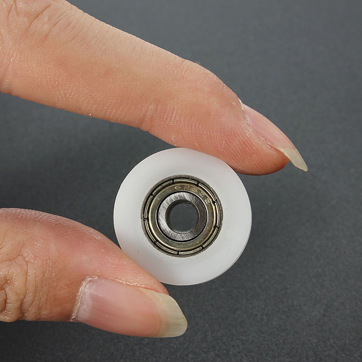 8Pcs-5x24x7mm-U-Notch-Nylon-Round-Pulley-Wheel-Roller-For-38mm-Rope-Ball-Bearing-1688652
