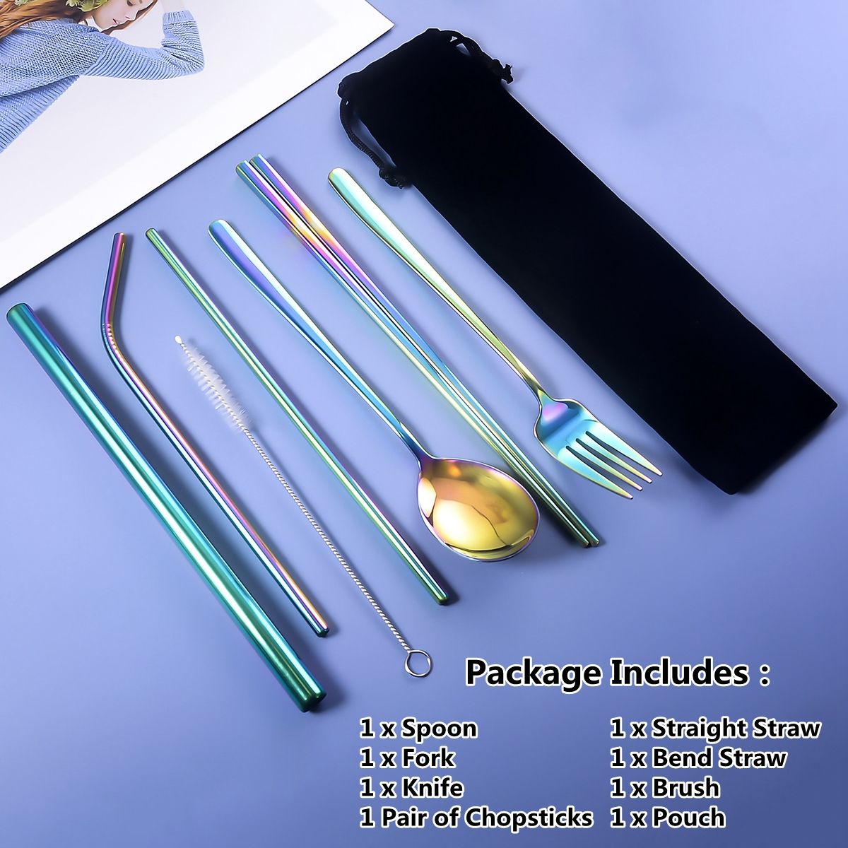 8Pcs-Titanium-Plated-304-Stainless-Steel-Cutlery-Set-Knife-Fork-Spoon-Chopsticks-And-Straw-Combinati-1716199