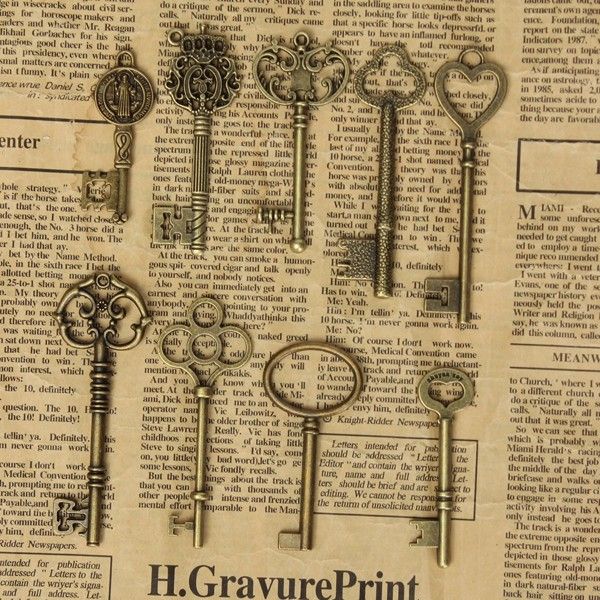 9Pcs-Antique-Vintage-Skeleton-Keys-Bronze-Charm-Pendants-For-DIY-Jewelry-Making-1021619