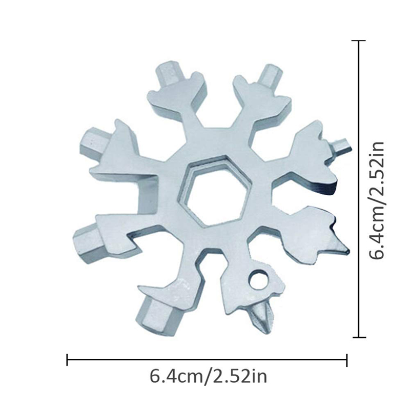 AOTDDOR-18-in-1-Multifunction-EDC-Snowflakes-Screwdriver-Multi-tool-Portable-Keychain-Screwdriver-Bo-1385807