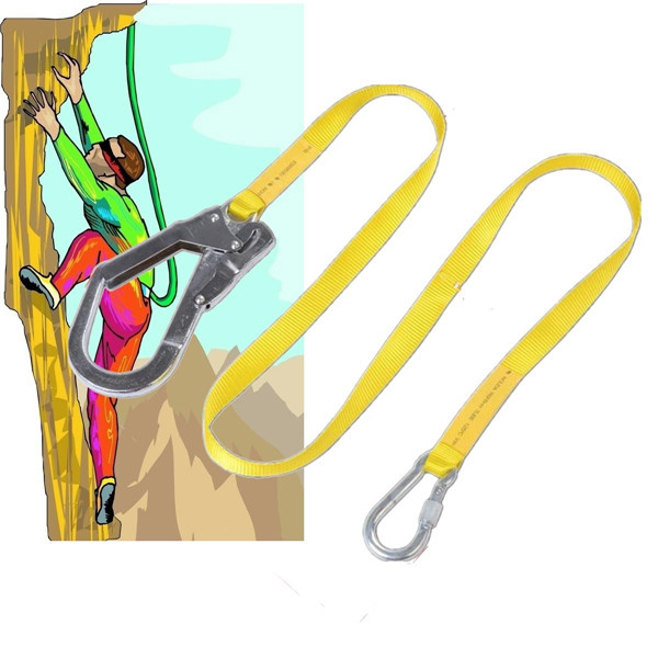Alloy-Steel-Carabiner-Buckle-Climbing-Safety-Harness-Lanyard-Belt-1062008