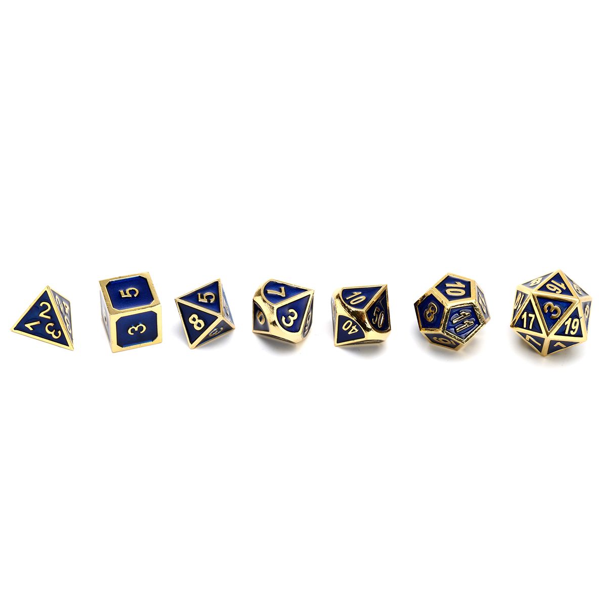 Antique-Color-Solid-Metal-Heavy-Dice-Set-Polyhedral-Dice-Role-Playing-Games-Dice-Gadget-RPG-1262933