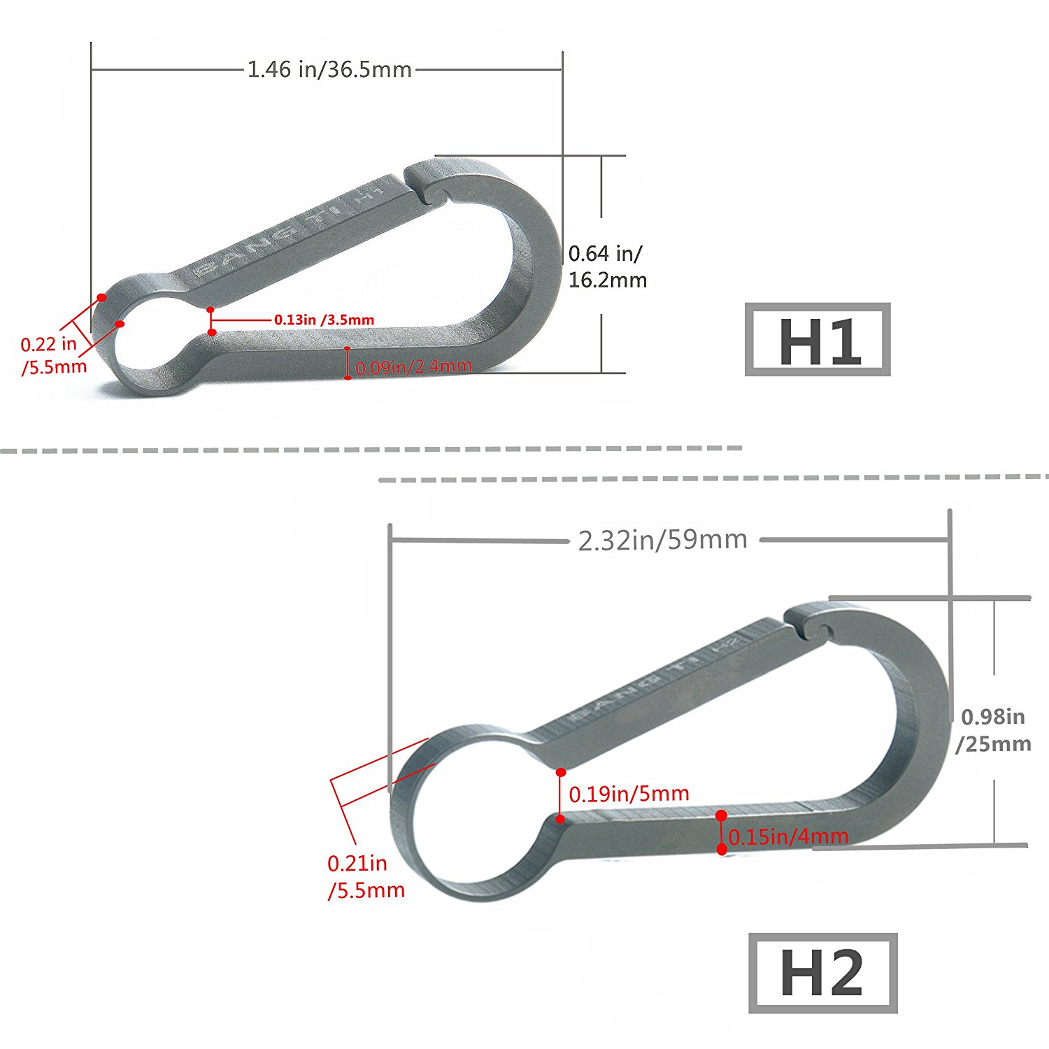 BANG-TI-H2-60mm-Titanium-Quick-Release-Keychain-Belt-Loop-Hook-Key-Clip-1146945