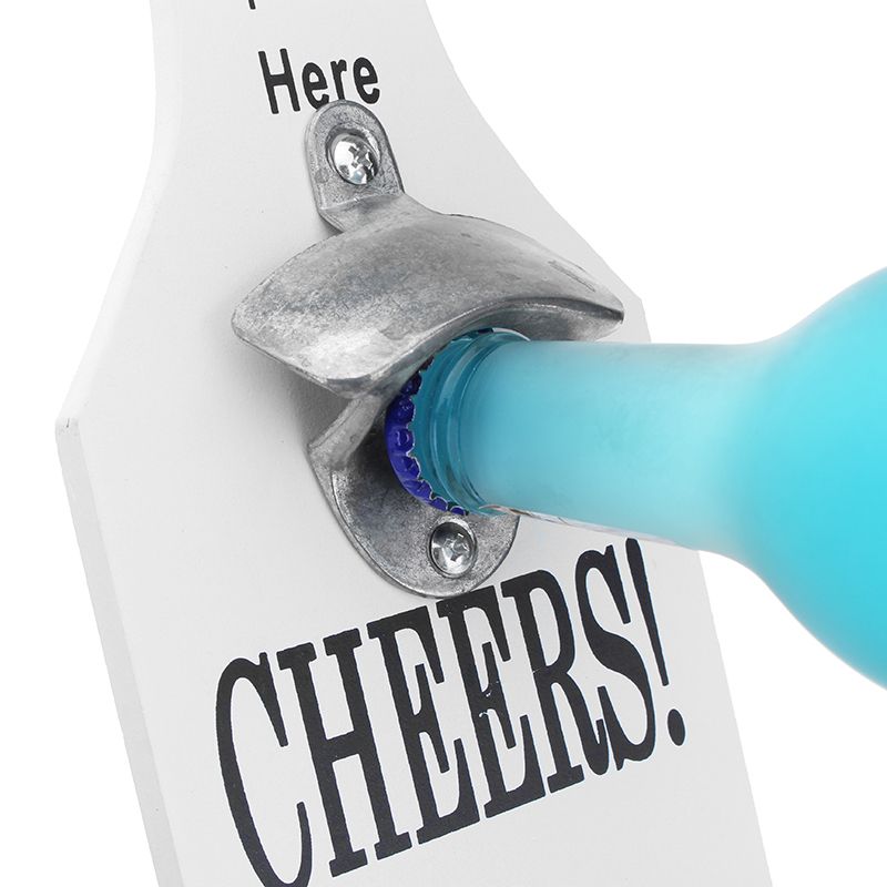 Beer-Bottle-Opener-With-Cap-Catcher-Wall-Mounted-Beer-Coke-Home-Kitchen-Bar-Vintage-1225093