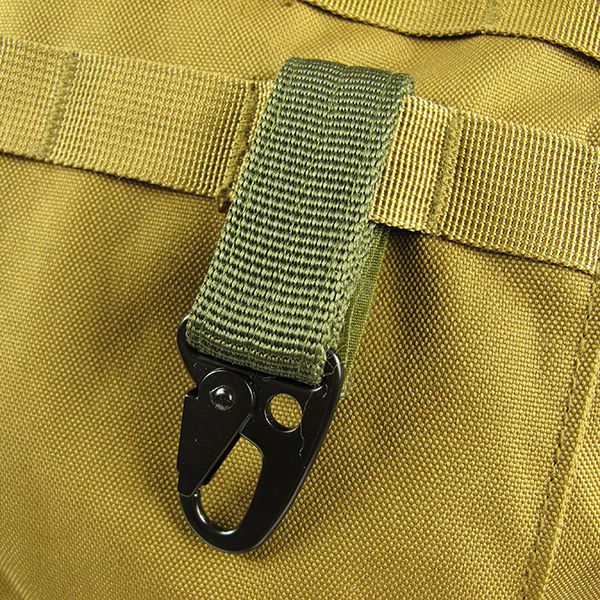 Carabiner-Hook-Webbing-Buckle-Nylon-Molle-Belt-Hanging-Key-Ring-Outdoor-Tool-998155