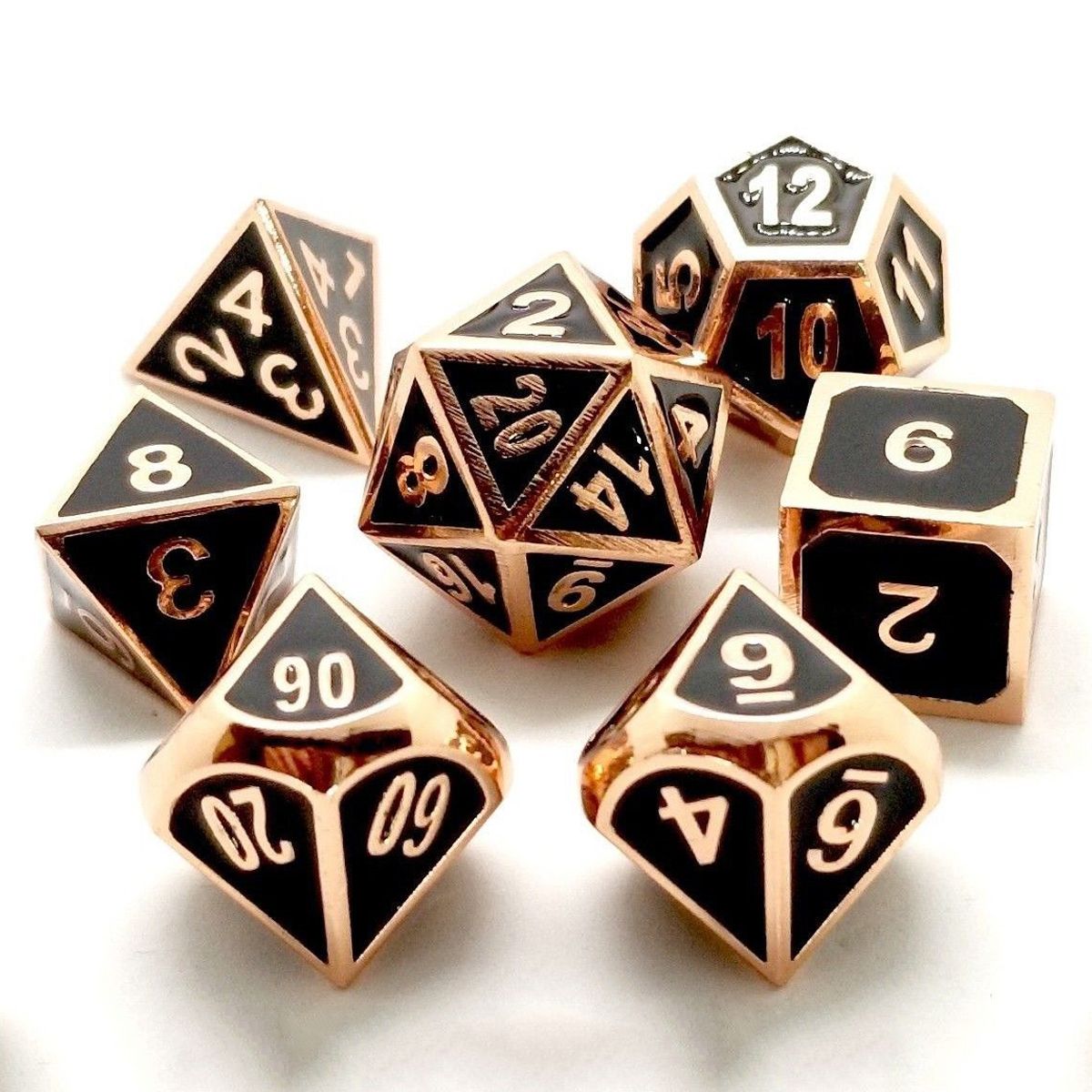 ECUBEE-Solid-Metal-Polyhedral-Dice-Role-Playing-RPG-7-Dice-Set-With-Bag-Multisided-Dice-Set-1261839
