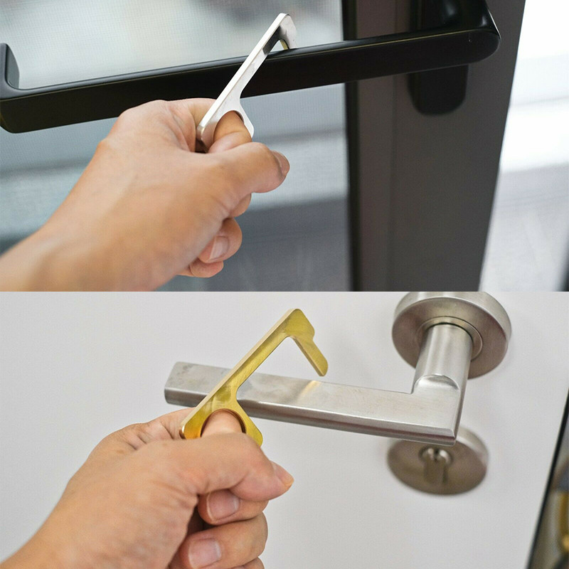 Hygiene-Hand-Protective-Antimicrobial-Brass-EDC-Door-Opener-Elevator-Handle-Key-1673759