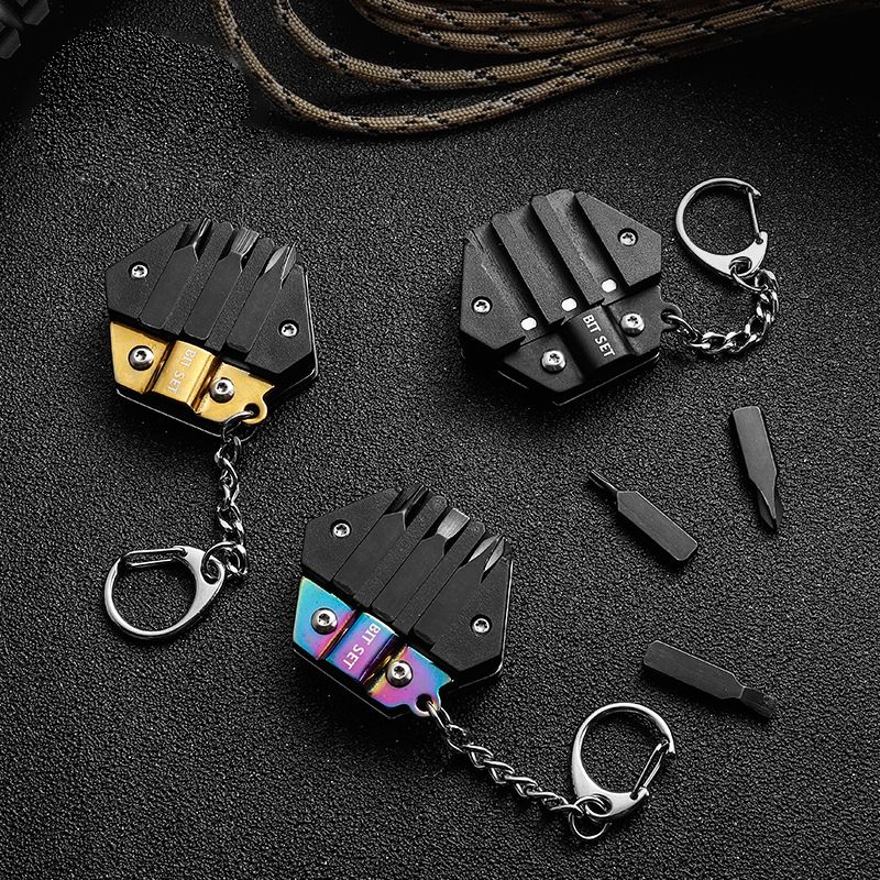 Multifunctional-EDC-Tool-Hexagon-Folding-Coin-Multi-Tool-Screwdriver-Bottle-Opener-Keychain-1627878
