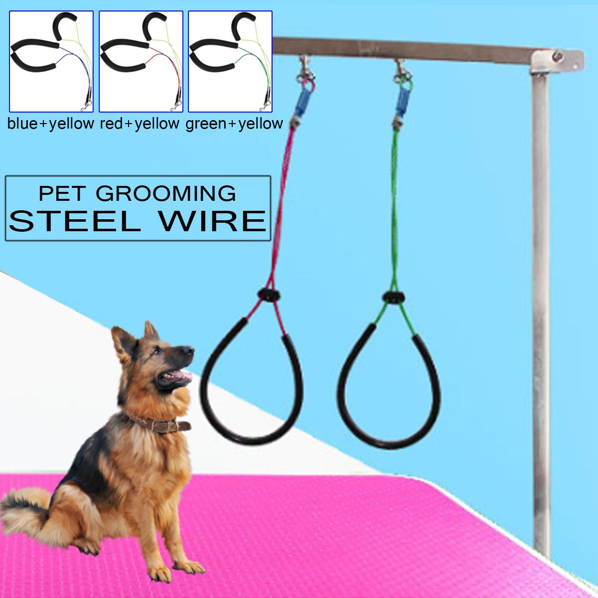 Pet-Dog-Cat-Grooming-Table-Arm-Wire-Rope-Cable-Restraint-Holder-Noose-Harness-Tool-1470361