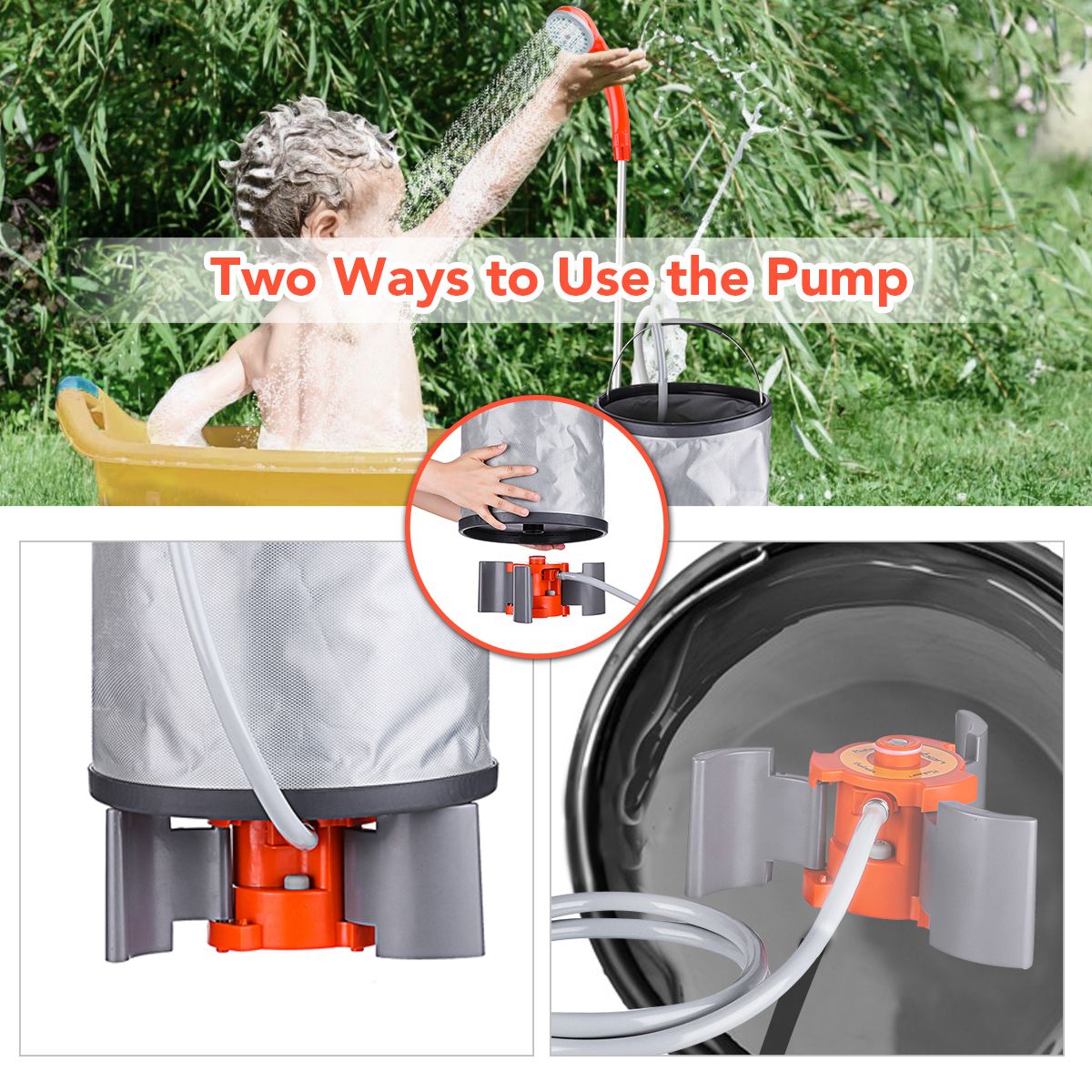 Portable-Collapsible-Bucket-Water-Shower-Powered-Handheld-Camping-Shower-2200mA-Rechargeable-Li-ion-1336047